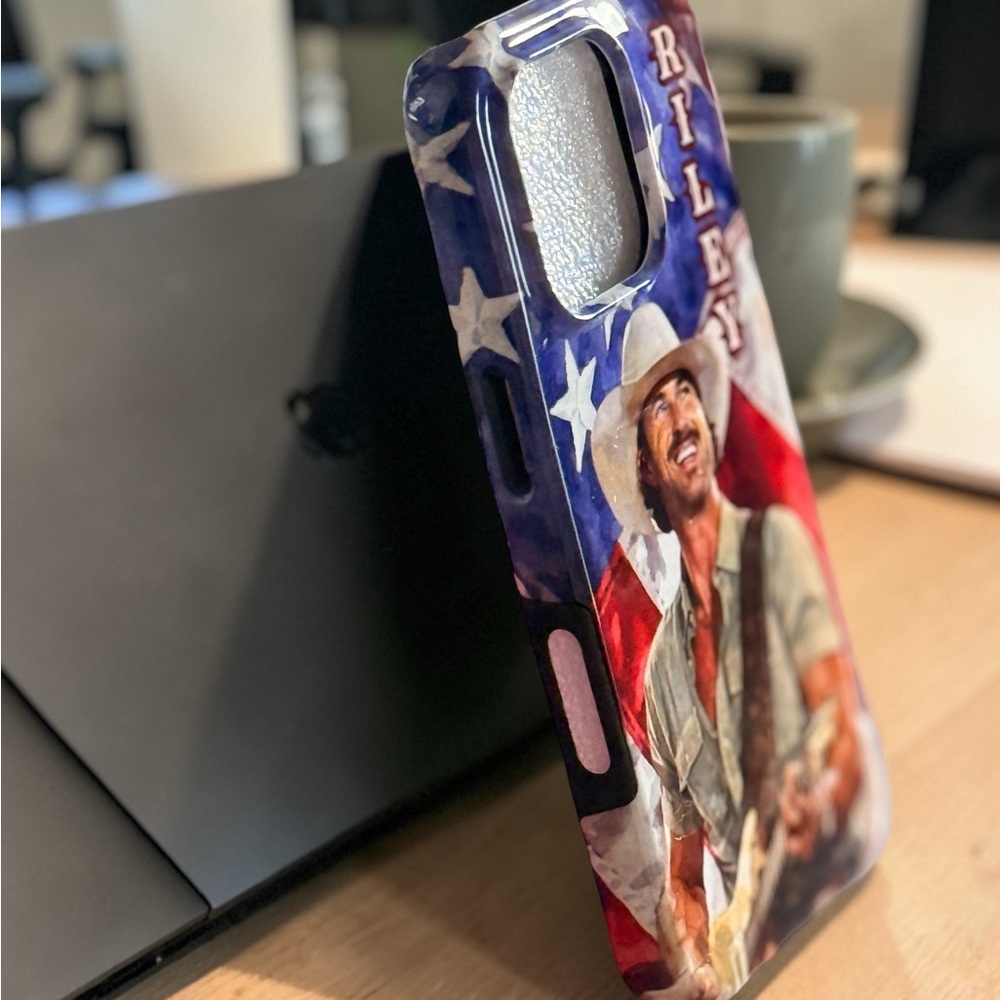 2 in 1 Riley Green - Country Music Inspired iPhone Case - Picture 2 of 4